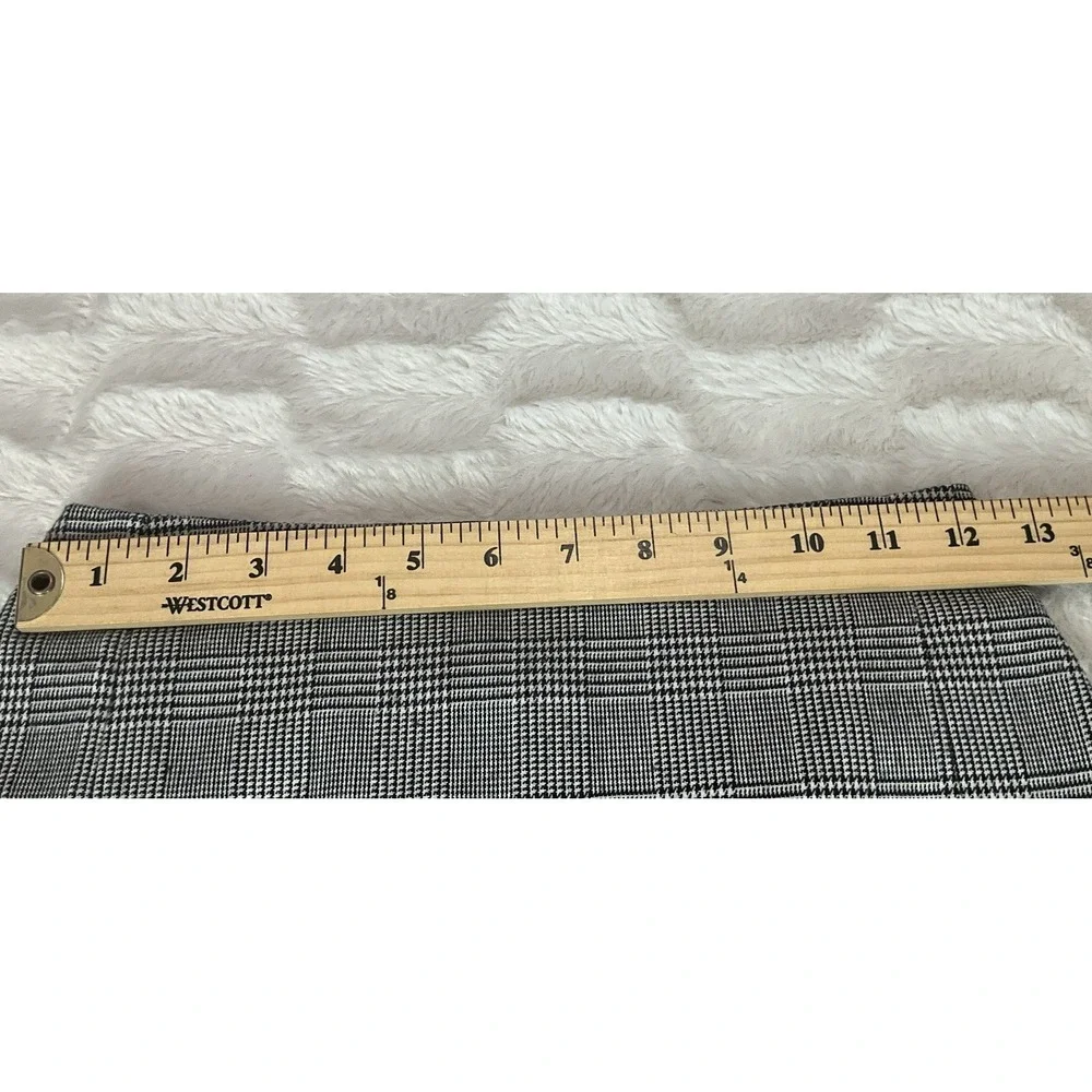 John Galt Women's XS-S Brandy Melville‎ Black White Tweed Front Slits Zipper